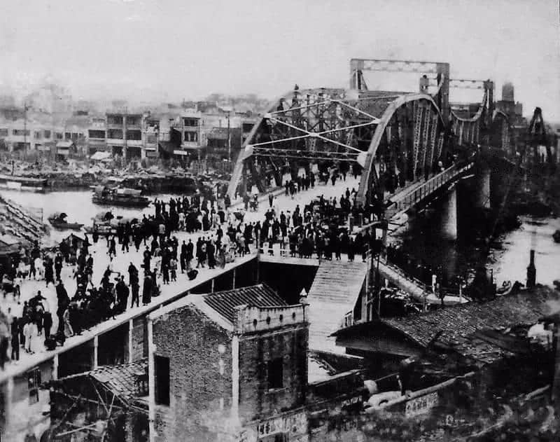 日本明信片上嘅廣州舊日記憶——海珠橋 日本明信片上嘅廣州舊日記憶——海珠橋
