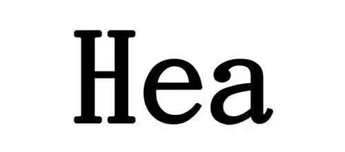 Hea有3種意思？！原來一直都冇Hea啱……
