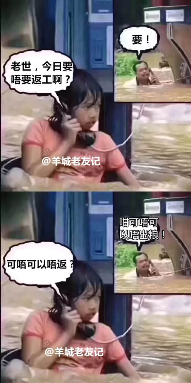 廣州人：窮我都未驚過，我會(huì)驚臺(tái)風(fēng)+暴雨？