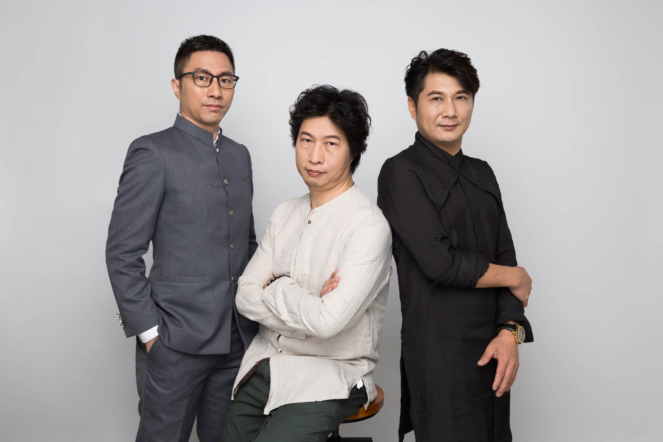左起：勞震宇、梁天山、陳輝權(quán)