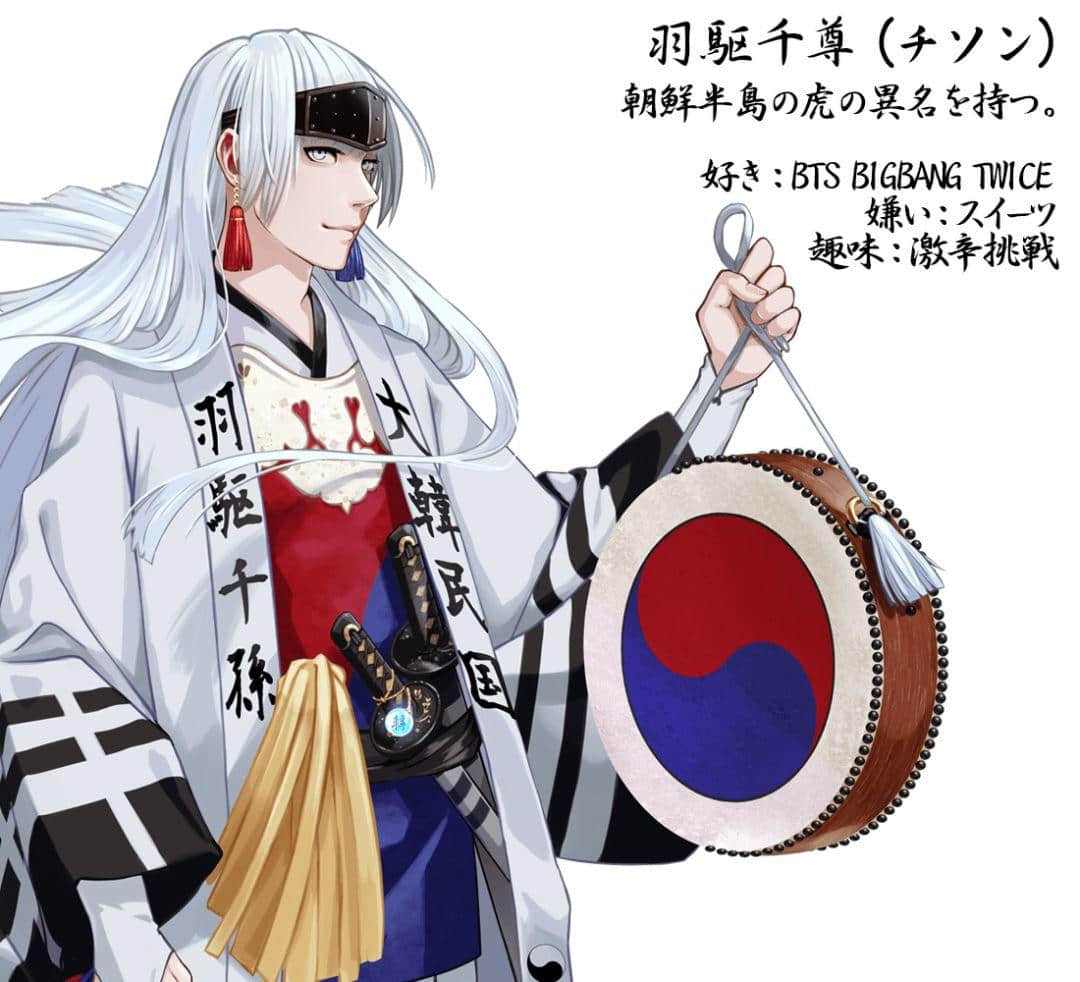 2020東京奧運(yùn)會，日本奧組委為各個(gè)國家制作了不同的動漫形象