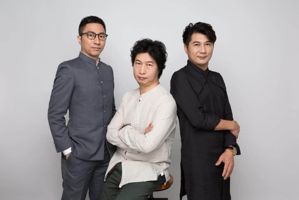 《粵韻唐詩》作者左起：勞震宇、梁天山、陳輝權