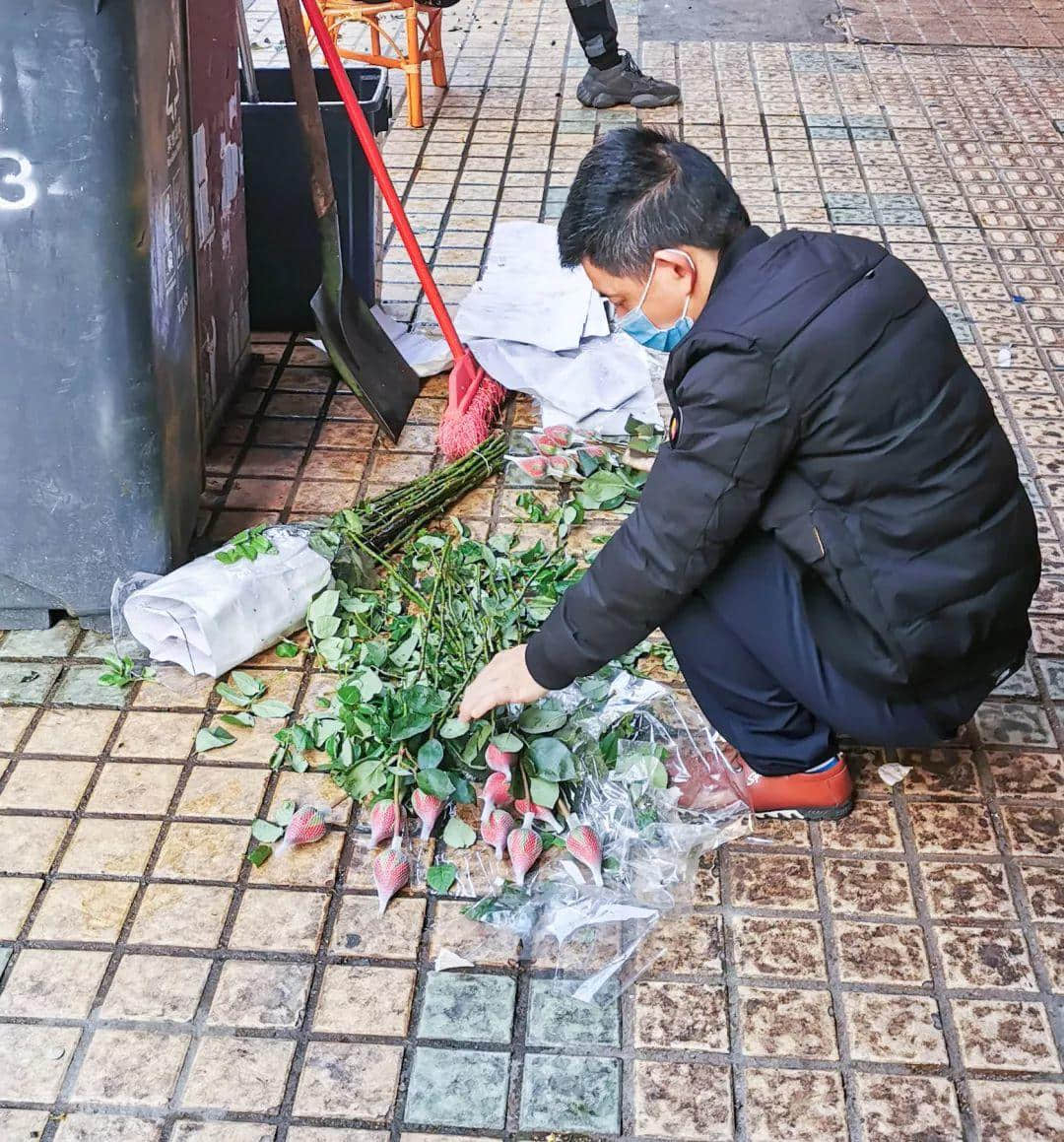 情人節(jié)的廣州街頭，沒有情人