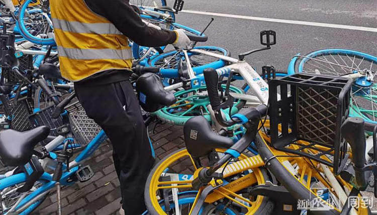 ▲共享單車投放、閑置等問題引發(fā)廣泛關(guān)注（資料圖片）