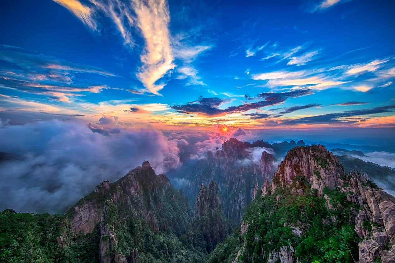 (黃山風(fēng)景圖)