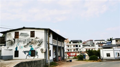 ▲中信環(huán)境技術(shù)服務(wù)的東源縣順天鎮(zhèn)是“詩畫田園”鄉(xiāng)村示范帶的中樞位置。