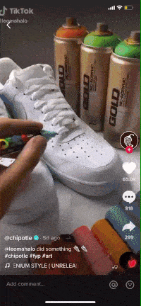 1671161826806.gif Chipotle 在 TikTok 企業(yè)號分享創(chuàng)意視頻