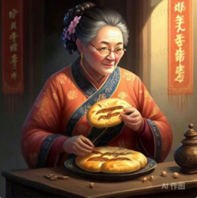 我讓AI畫老婆餅，你猜它畫出了什么給我？