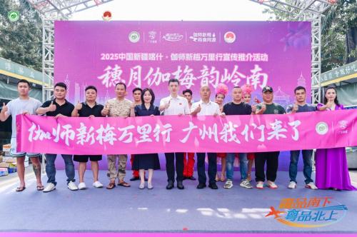 伽師新梅萬里行甜蜜登陸廣州，共啟南國甜蜜新篇章